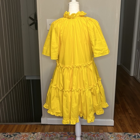 CHARINA SARTE Mila Tunic Dress In Mango Size XS - Picture 11 of 13